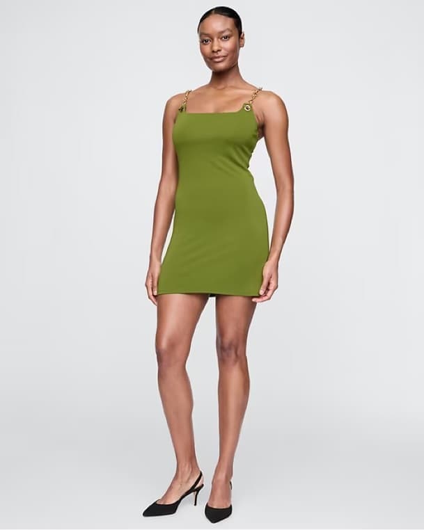Cult Gaia X Gap Green Mini Dress - Image 3