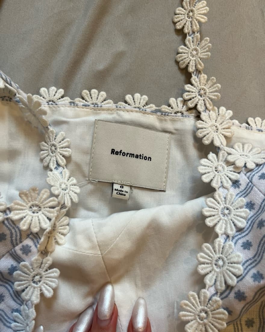 Reformation Minna Linen Top - Image 4