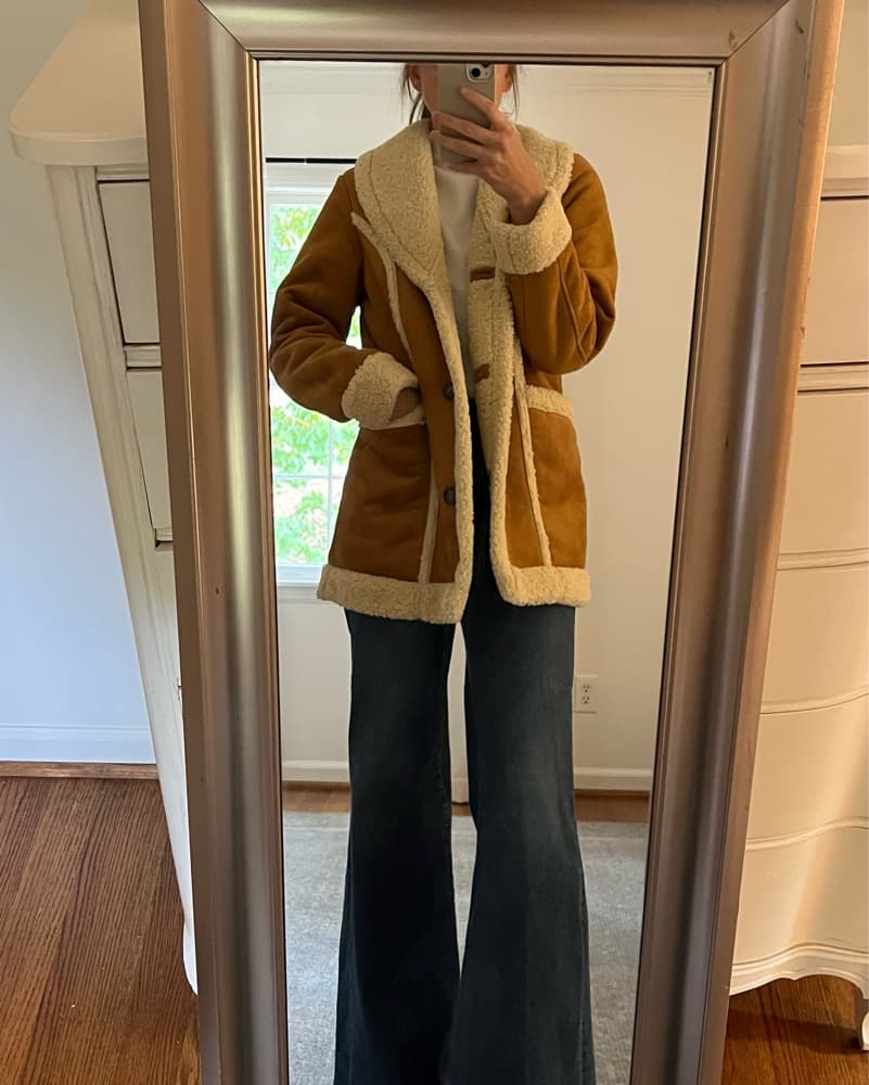 Vintage 70s Suede Coat - Image 1