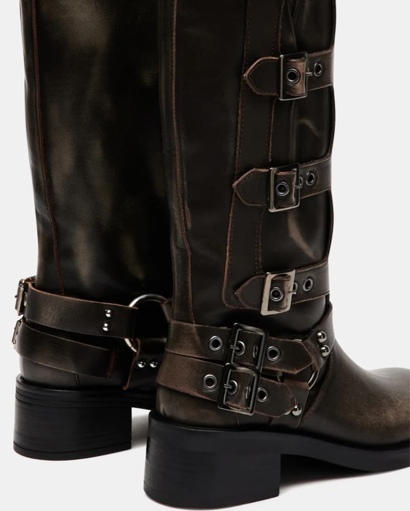 Steve Madden Distressed Buckle Boot - Image 2