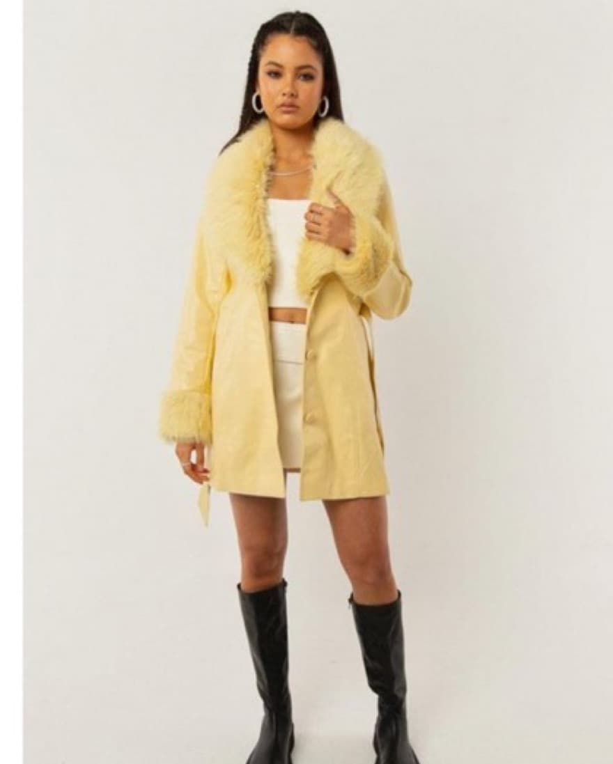 Songs of Sunshine Yellow Coat - Image 2