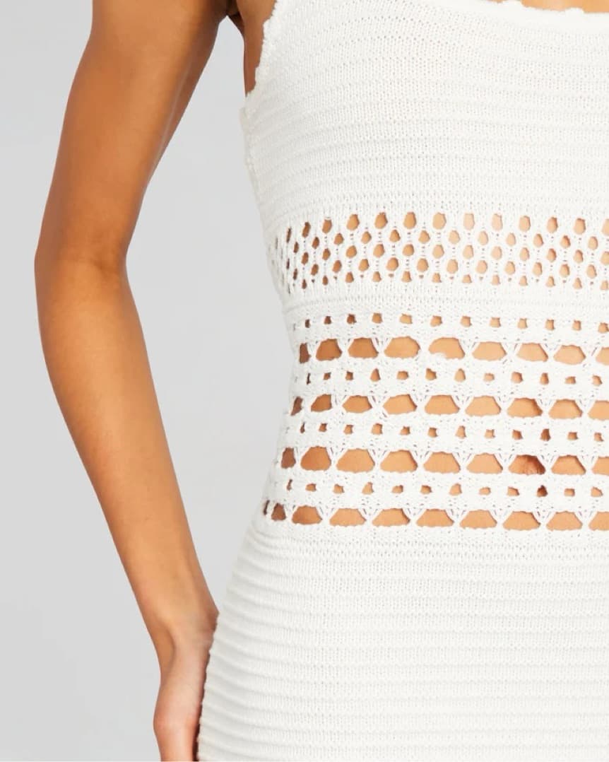Retrofete AVRIL KNIT CROCHET Dress - Image 2