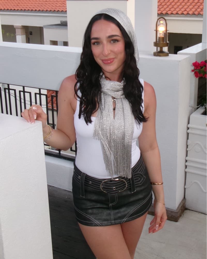 Edikted Leather Skirt - Image 1