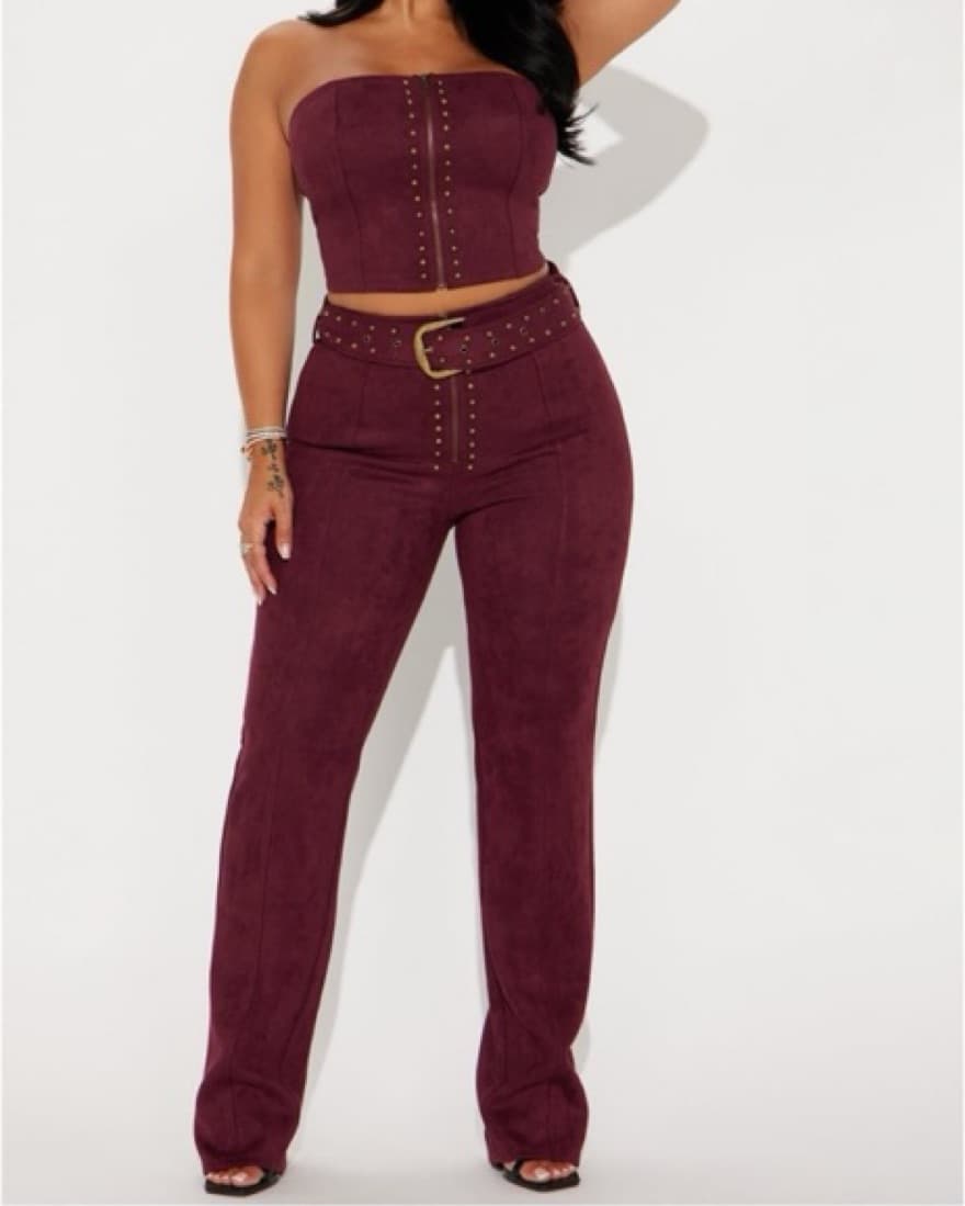 Velvet Two Piece Set - Image 1