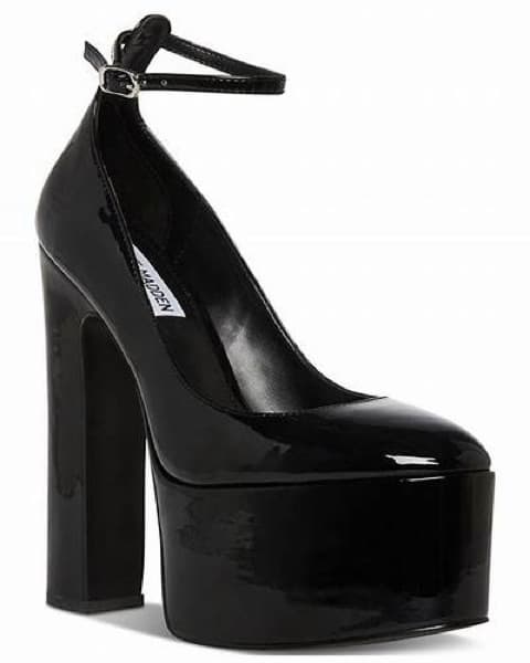 Black Skyrise Patent Leather Pump - Image 1