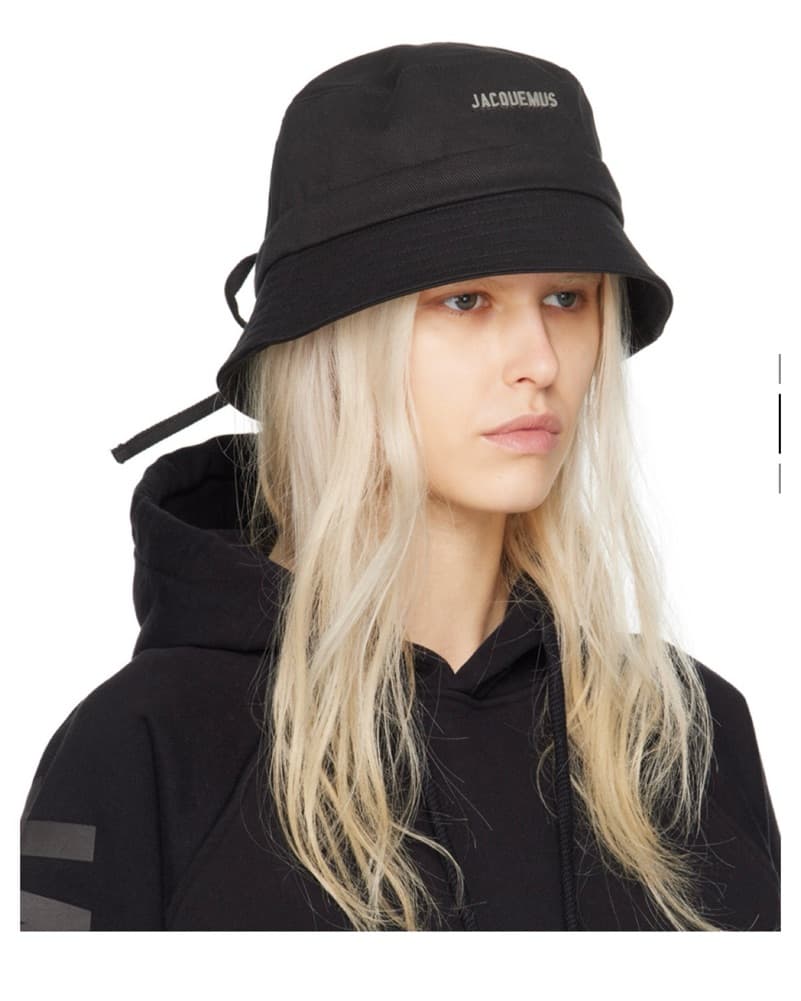 JACQUEMUS BLACK BUCKET HAT - Image 2