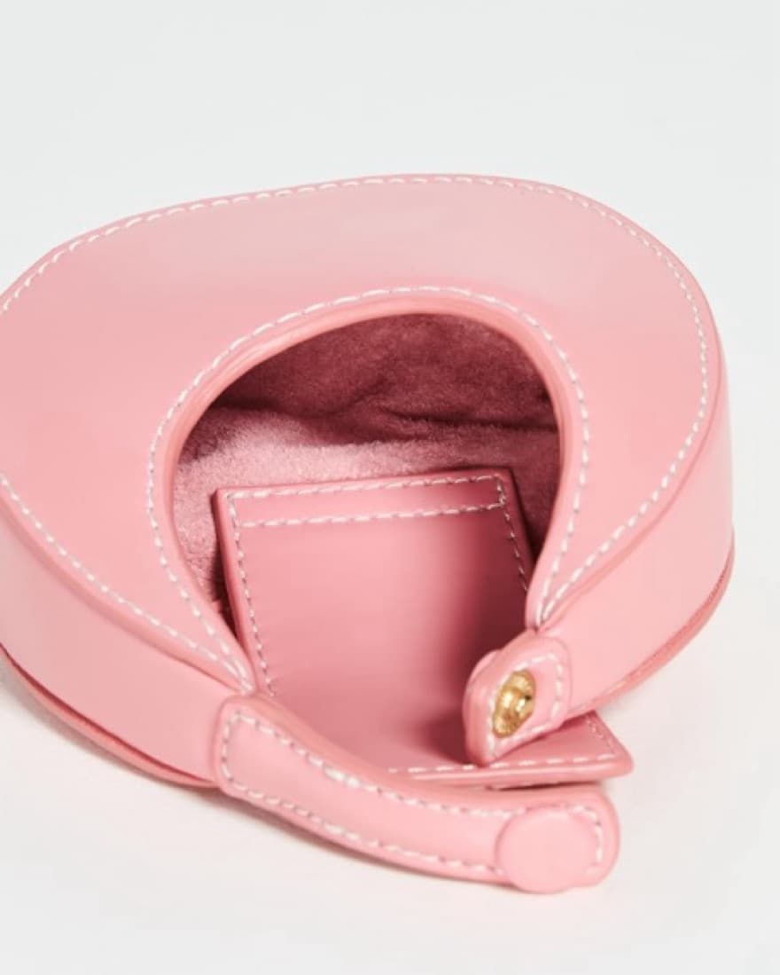 STAUD Pink Micro Moon Bag - Image 3