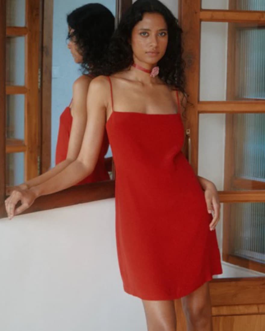 Red Mini Dress - Image 3