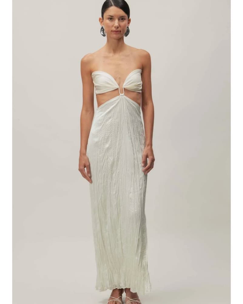 Voila Maxi Dress in White - Image 2