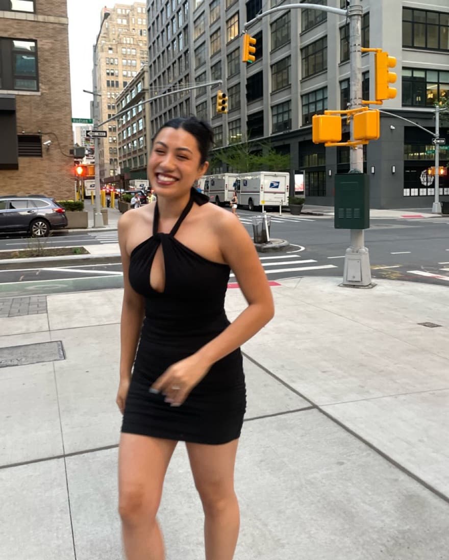 Black Halter Dress - Image 2