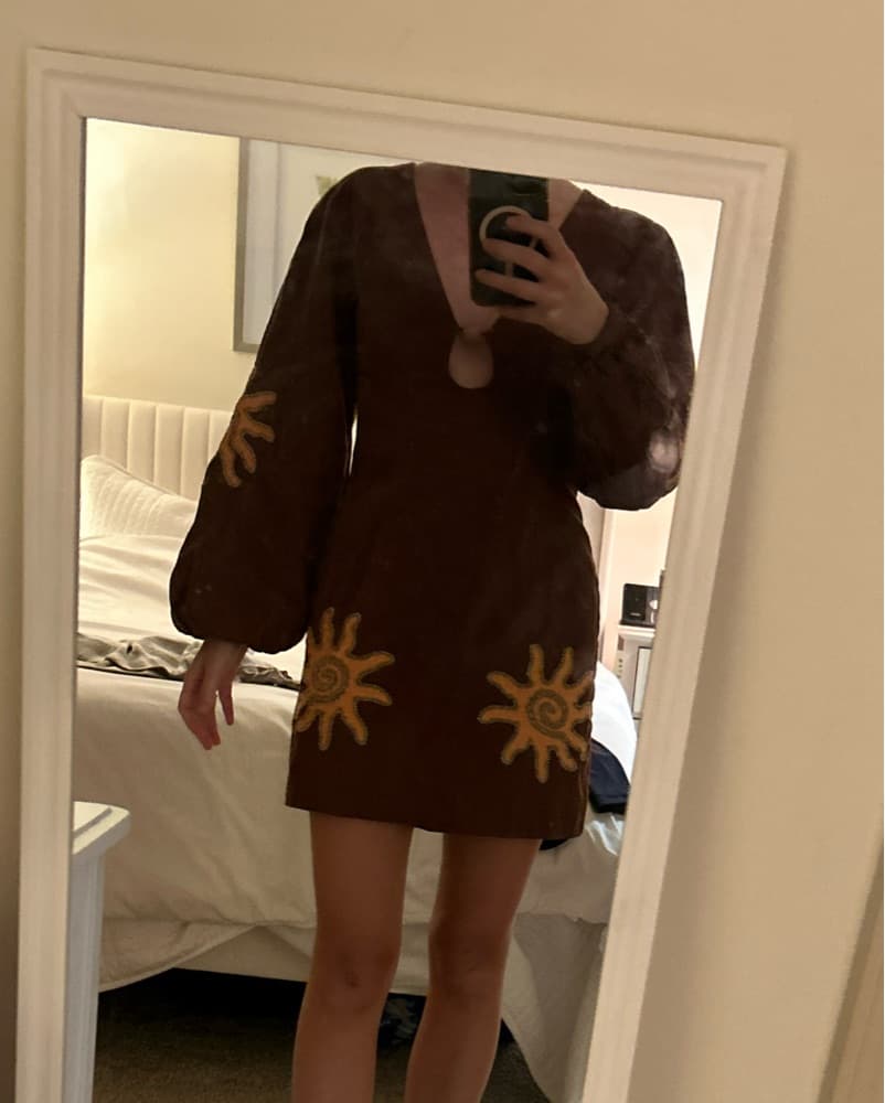 The wolf Gang Sueno Long Sleeve Dress - Image 3