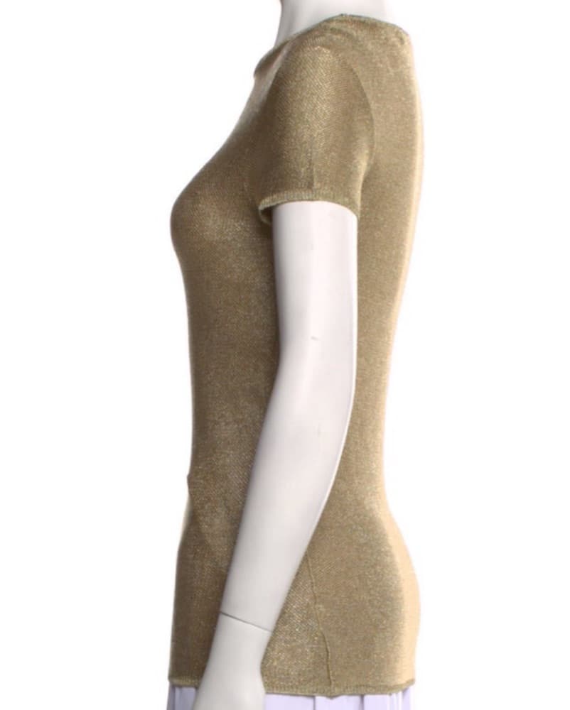 Ralph Lauren Black Label Gold Top - Image 2