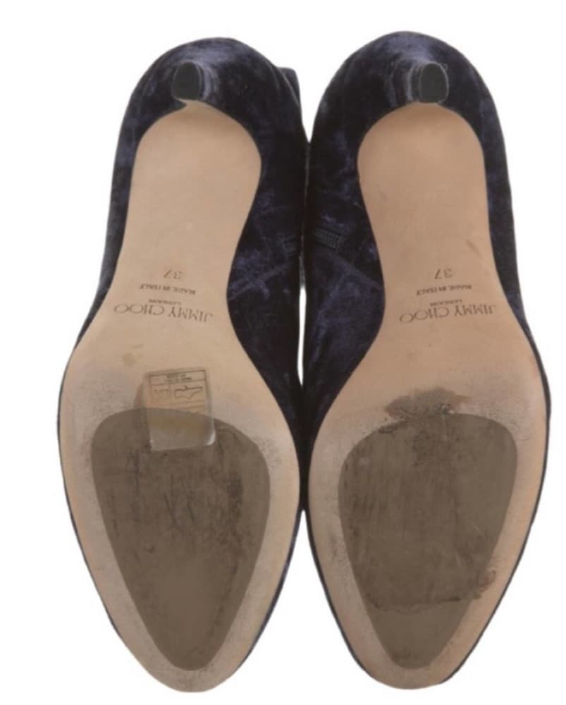 Luxurious Crushed Velvet Boots - Image 2