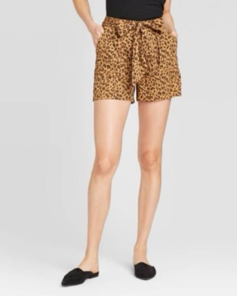 Chic Leopard Print Shorts - Image 2