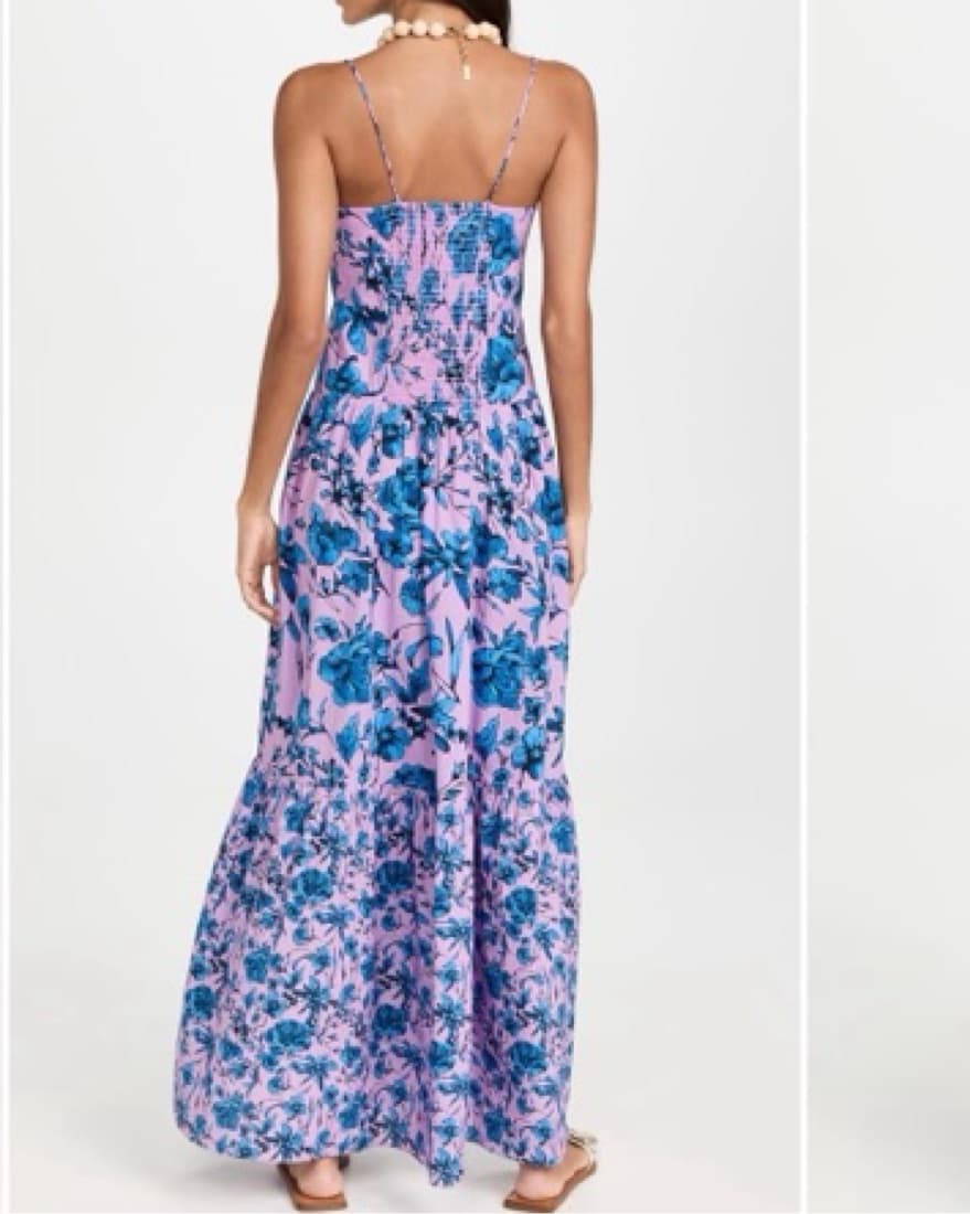 Playa lucilla Square Neck maxi Dress - Image 1