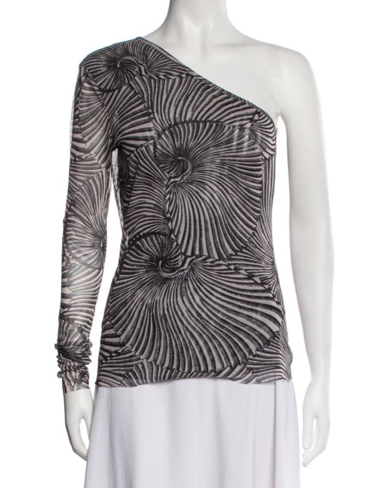 Vintage One Shoulder Top  - Image 1