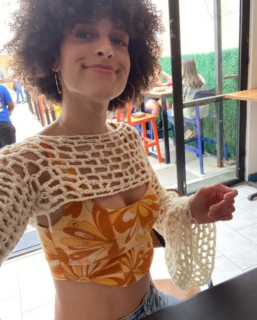 Handmade Crochet Top - Image 3