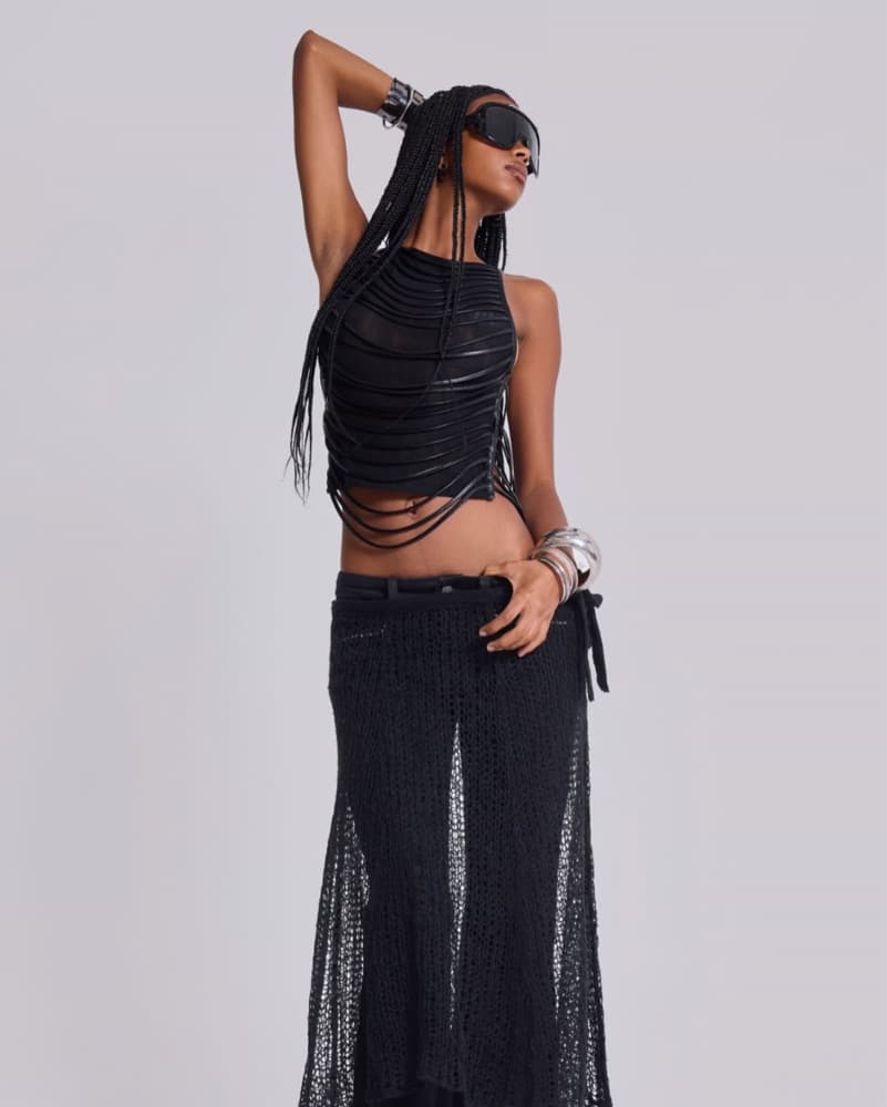 Jaded London Strappy Backless Top - Image 1