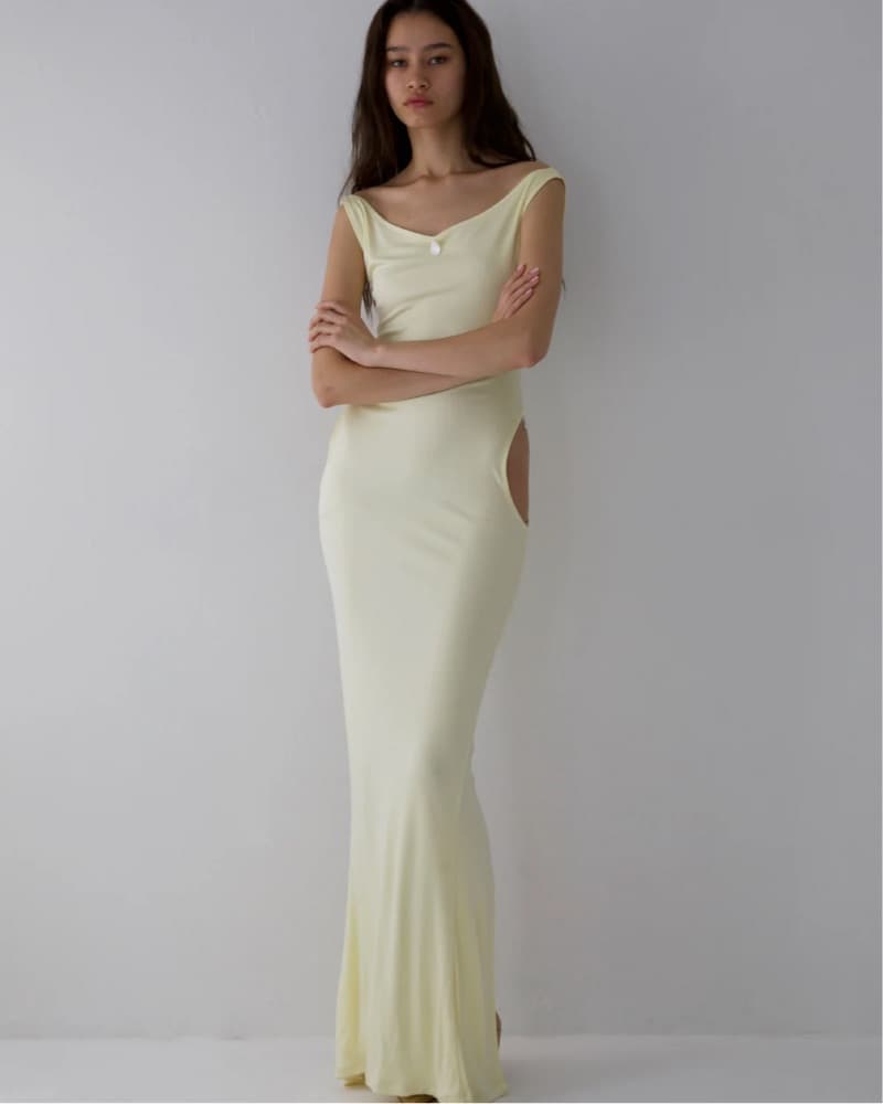 BUCI NYC Heron Dress Maxi Butter  - Image 2