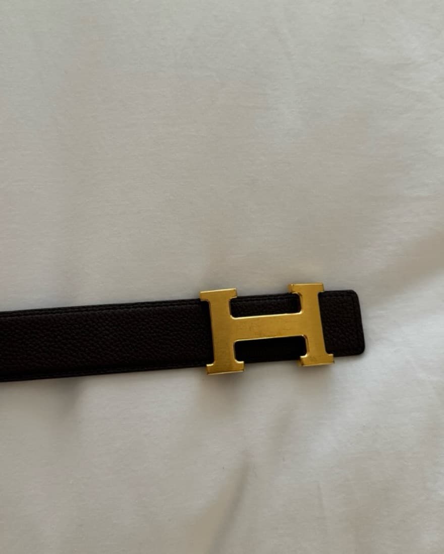 Hermes H Belt Two Toned Leather  - Image 4