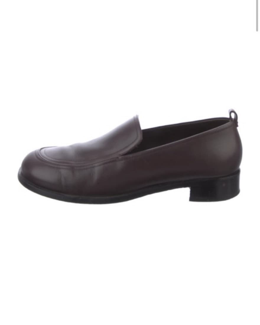Burgundy The Row Loafers - Image 1