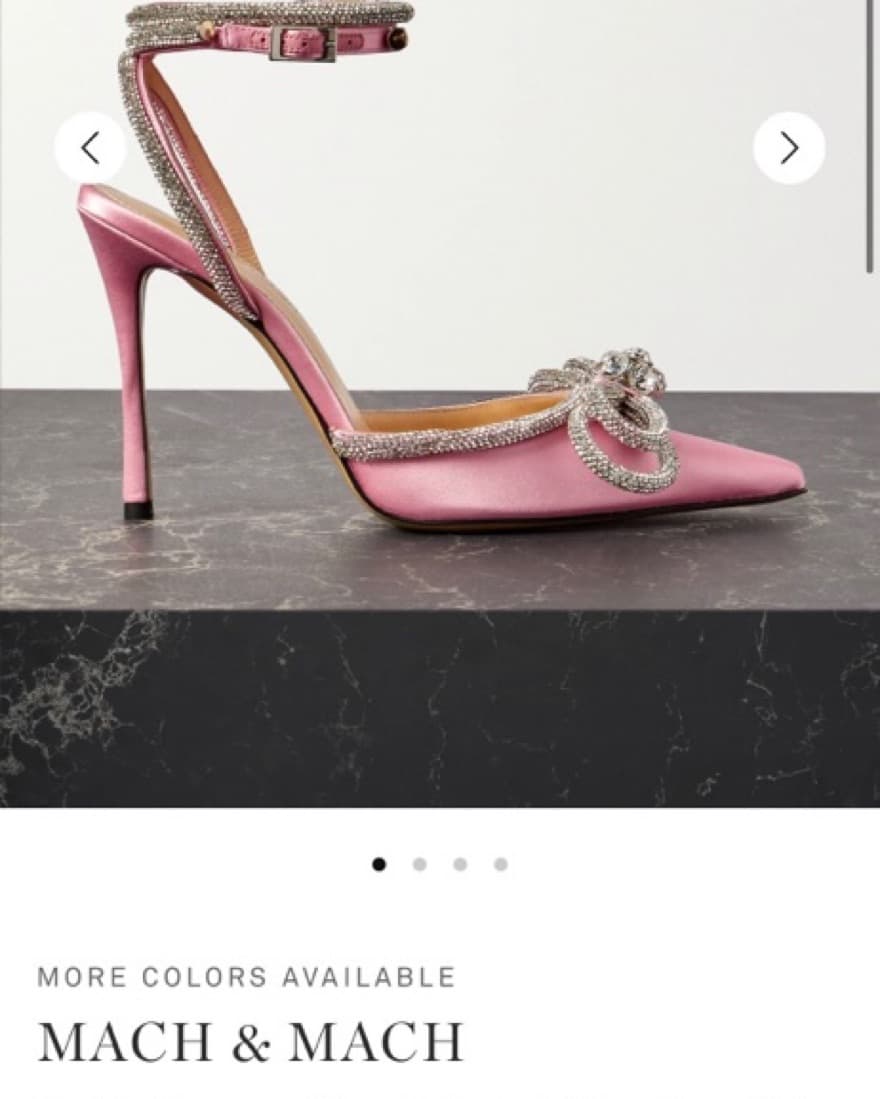 Mach & Mach Pink Heels  - Image 2