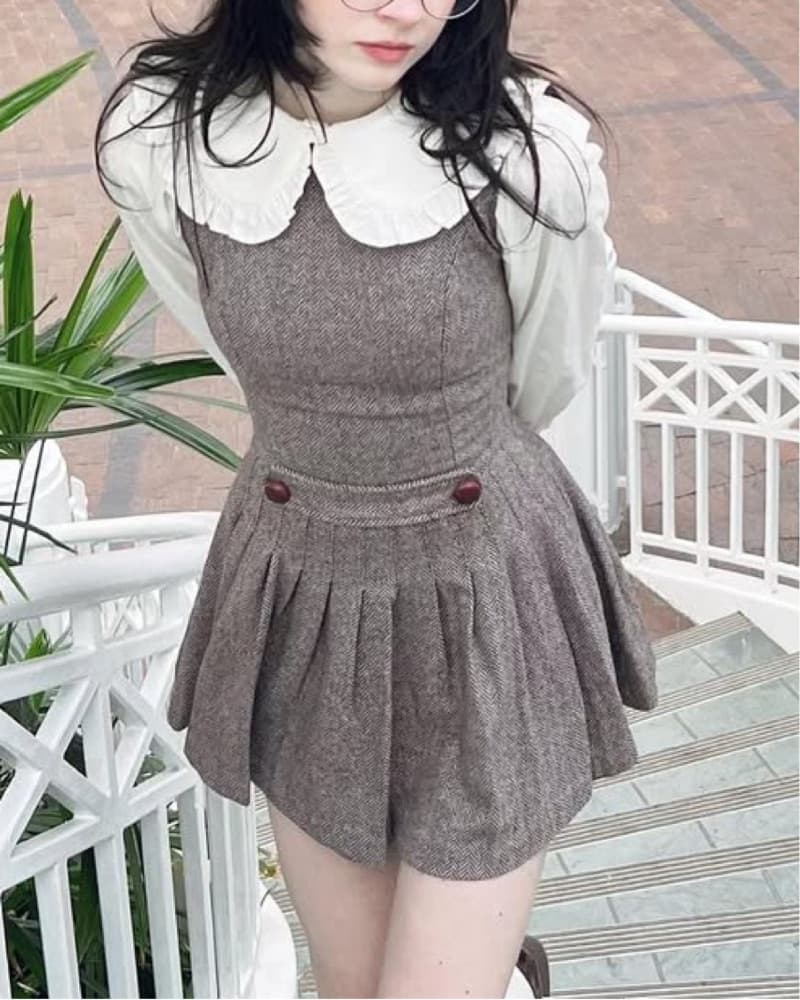 Brown Ecolerie Dress - Image 2