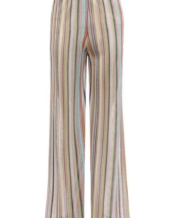 Missoni Striped Wide Leg Trousers  - Image 4