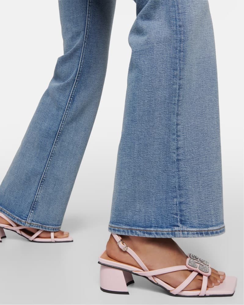 Ganni Pink Slingback Sandal Heels - Image 1