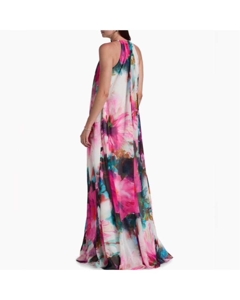 Colorful Black Tie Gown - Image 5