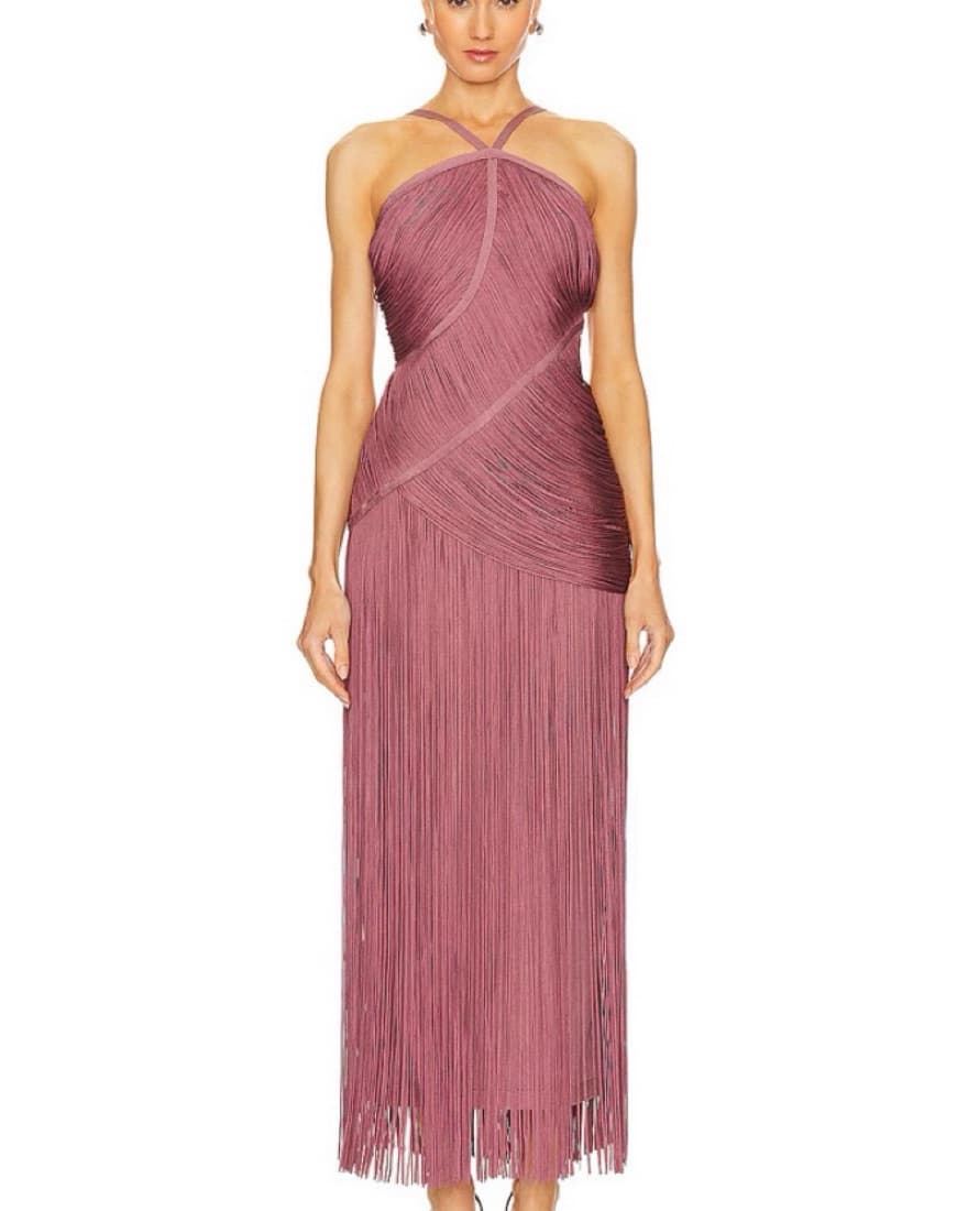 Herve ledger Fringe Dress - Image 1