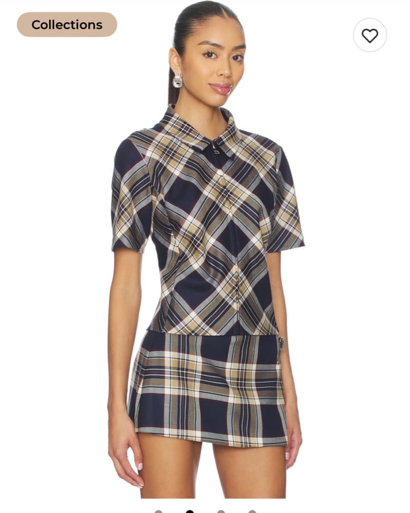 Matching Frame Plaid Set - Image 2