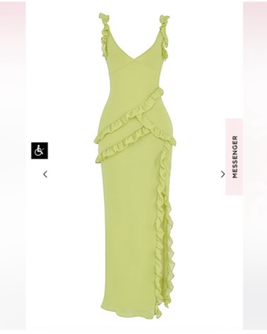 House Of Cb Pixie Ruffle Maxi Dress - Image 3