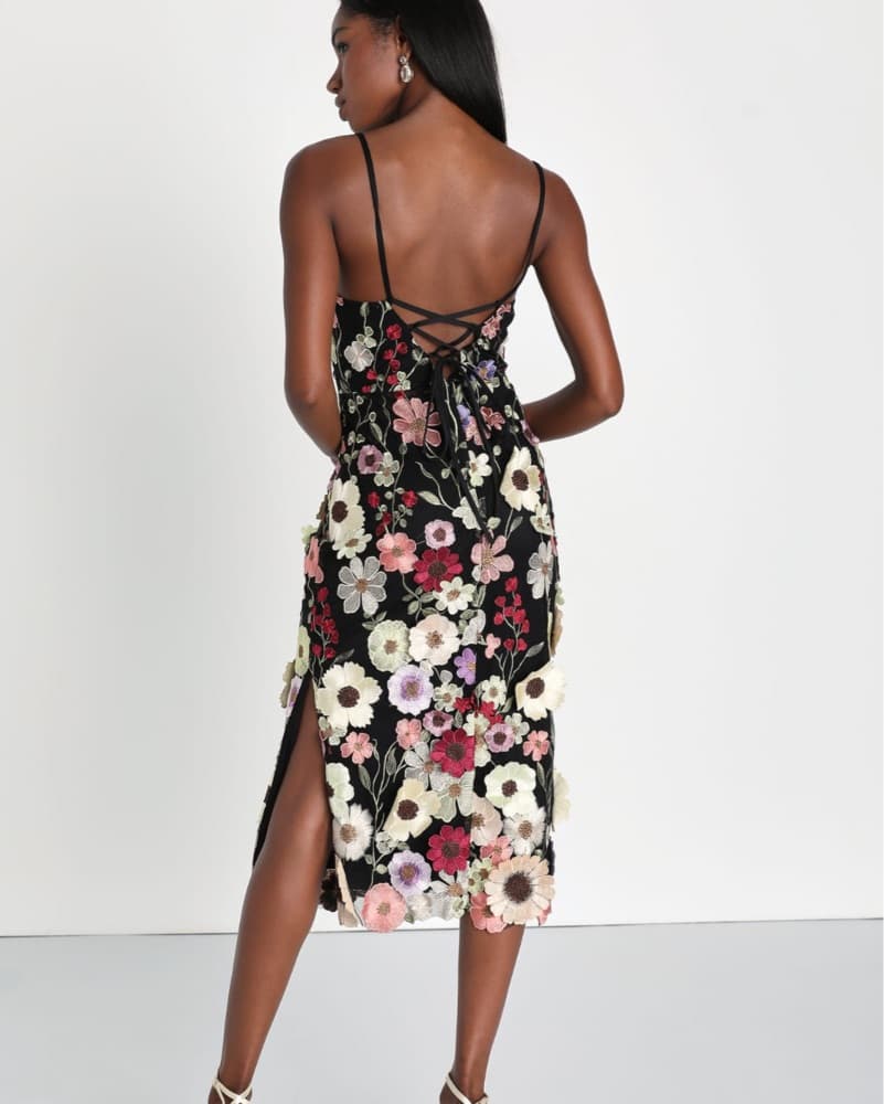 3D Floral Dress - Image 2