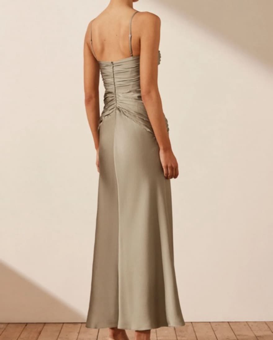 Shona Joy Ruched Midi Dress - Image 4