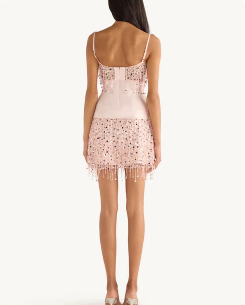 asta resort yasmin hand beaded pink top - Image 5