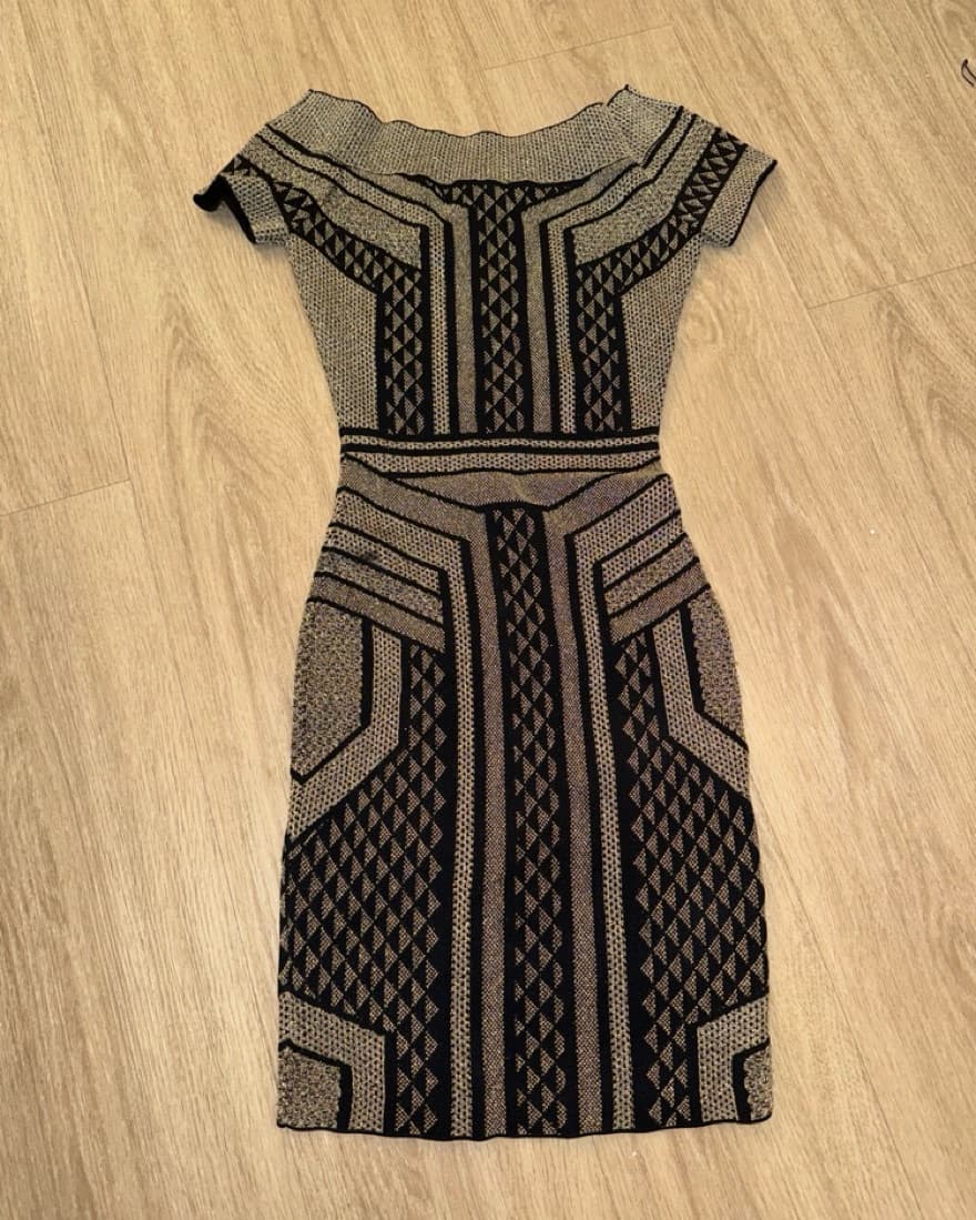 BCBG Maxazria Geometric Dress - Image 2