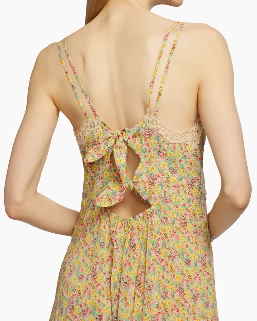 DOEN Lace-trimmed Floral Print Dress - Image 3