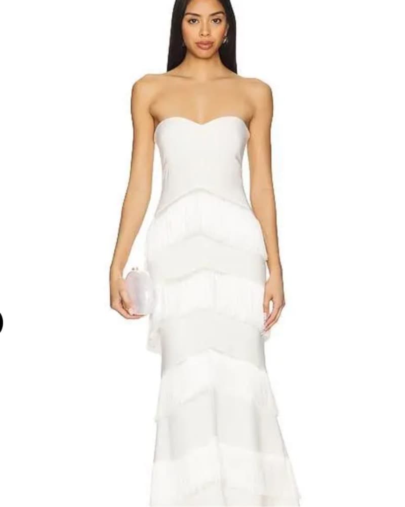 House Of Harlow Fringe Maxi Dress - Image 1