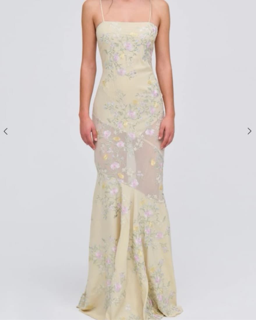 Jacqueline yellow maxi dress - Image 4