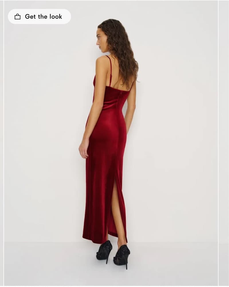 Sultry Velvet Maxi Dress - Image 3