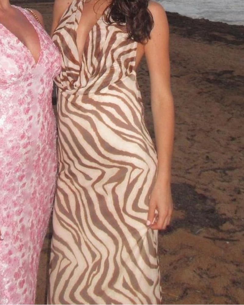 Long Zebra Dress - Image 2