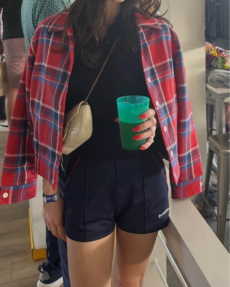 Mother Plaid Trucker Jacket - Image 4