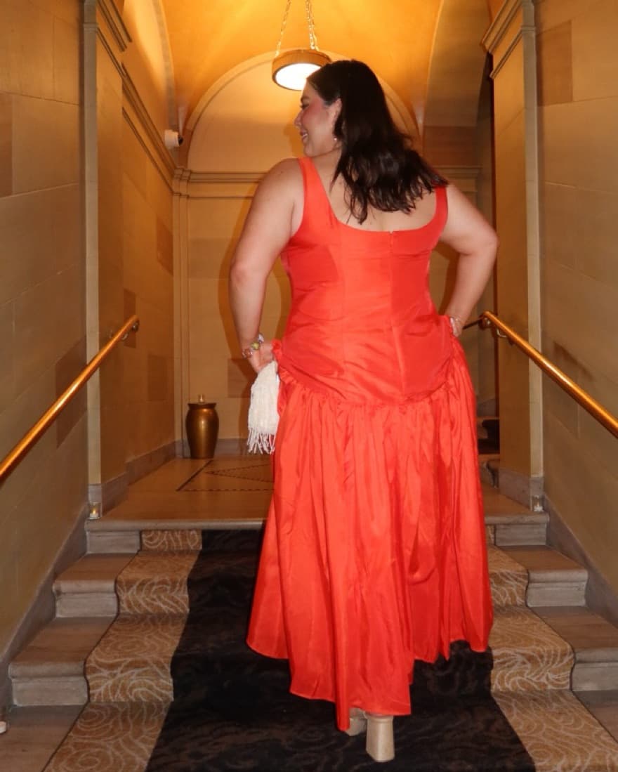 Orange Hutch Dress - Image 2