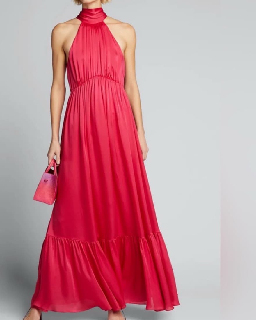 Zimmermann Fuchsia Silk Gown – Size M (D - Image 1