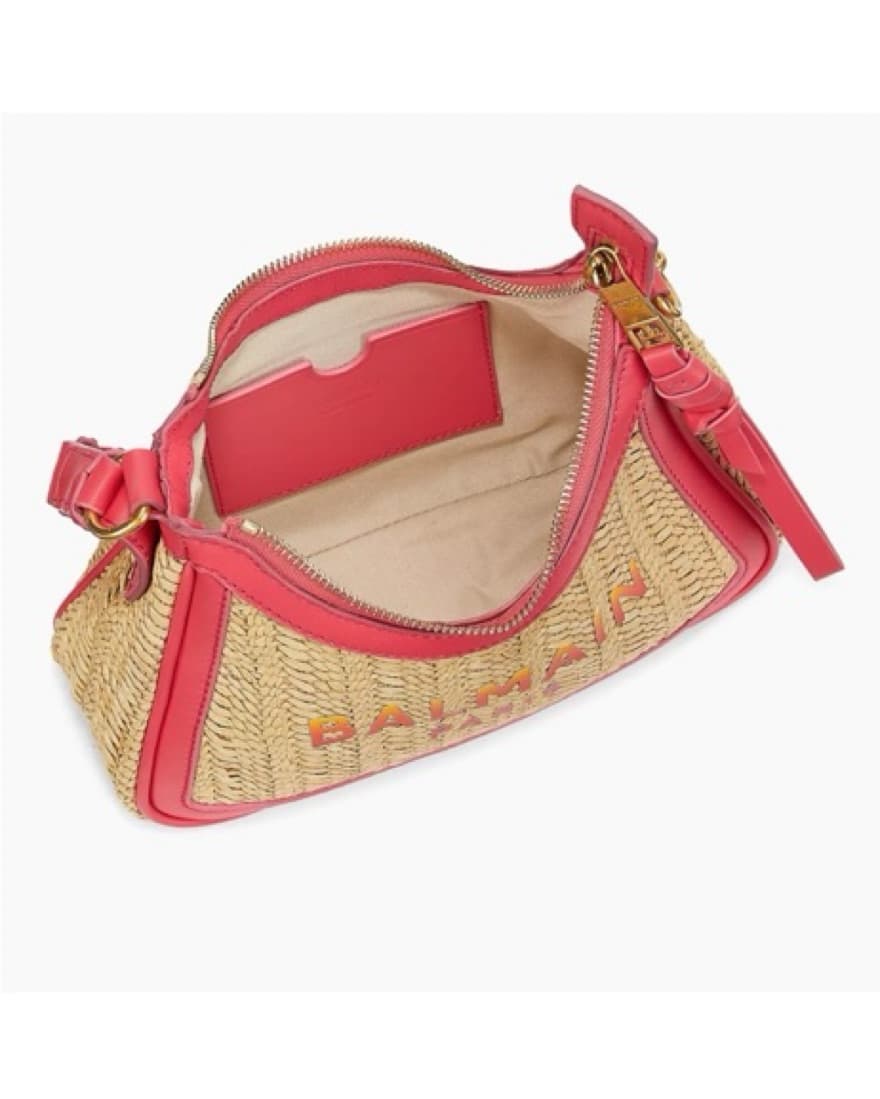 B Army Raffia Shoulder Bag Balmain  - Image 2