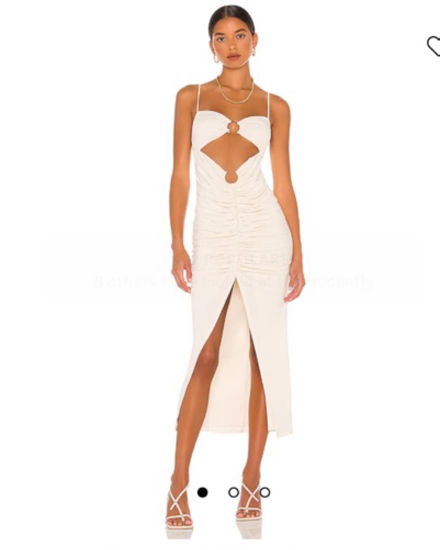 Beige Midi Dress - Image 1