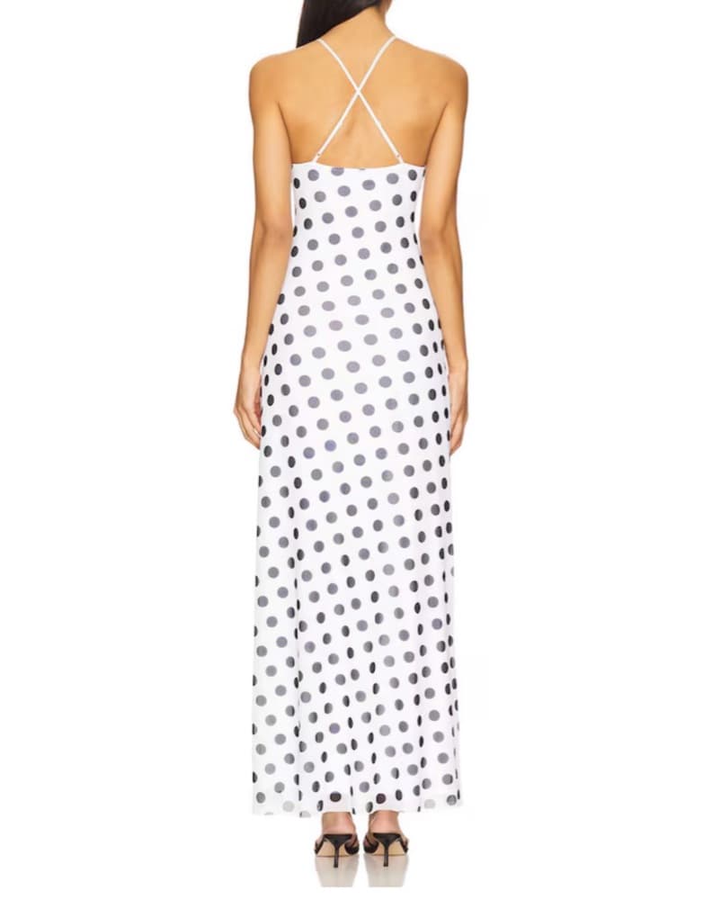 Polka Dot Revolve Dress - Image 2