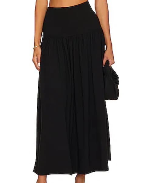 Black Maxi Skirt - Image 1