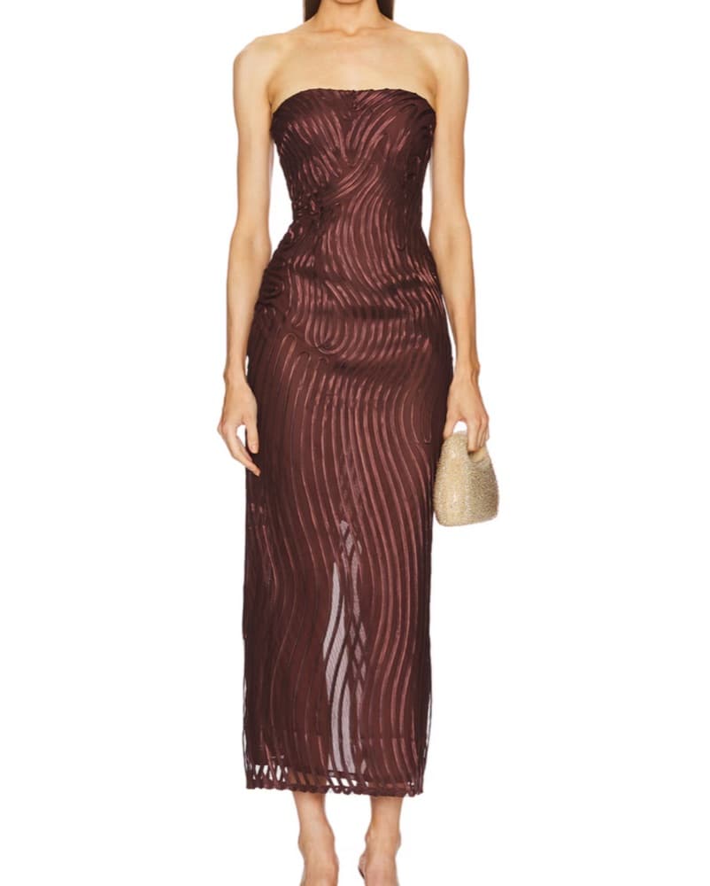 Brown Michael Costello Dress - Image 2